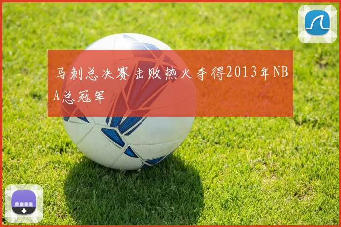 马刺总决赛击败热火夺得2013年NBA总冠军